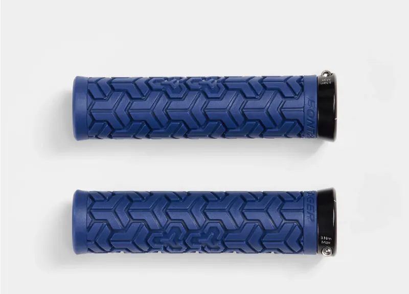 Bontrager SE Elite Recycled Plastic Grips in Mulsanne Blue